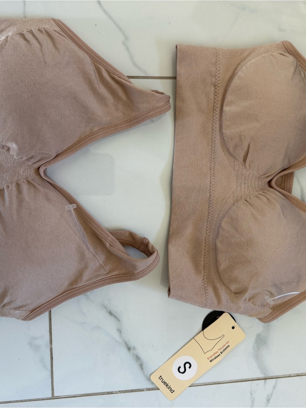 Truekind Women's Seamless Nude Bralette - S